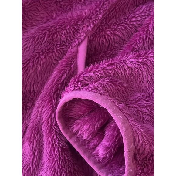 The North Face Oso Full Zip Hooded Jacket Fleece Kids 18 XL Girls Pink Fur Soft - Picture 8 of 8